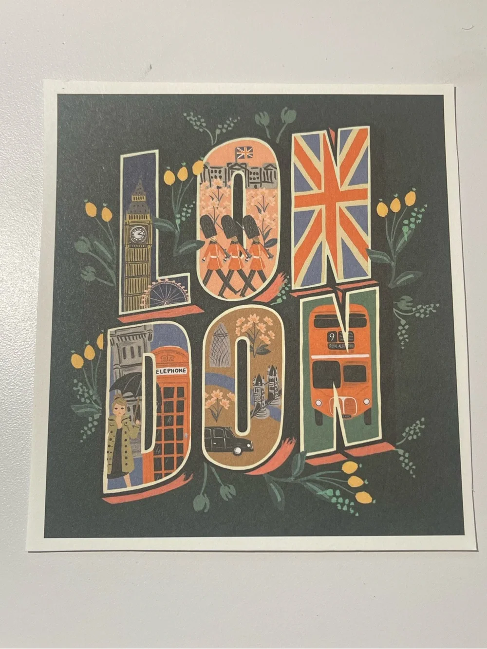 4️⃣for2️⃣0️⃣! Rifle Paper Co London Print - Picture 1 of 1